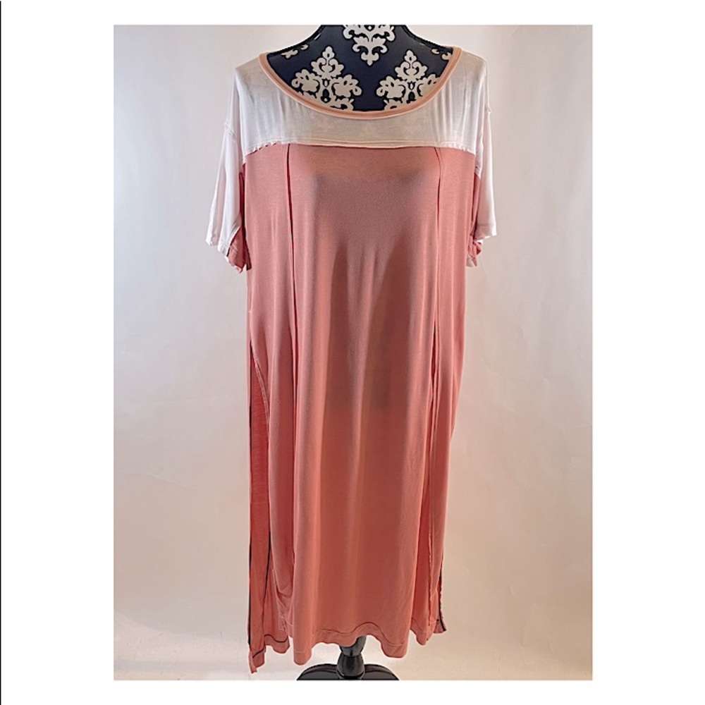 NWOT We The Free Blush Pale Pink T-Shirt Dress